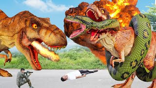 Jurassic World: Chaos Theory Season 2 | Kong 2 Vs T-rex | Jurassic Park | Dinosaur rexy