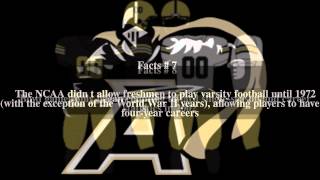 Army Black Knights football statistical leaders Top # 11 Facts