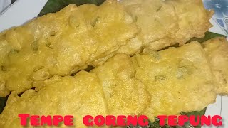 Cara bikin tempe goreng tepung enak & gurih #tempegorengtepung