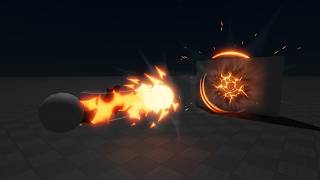 Stylized Fireball VFX (Roblox Studio)