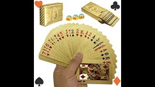 Gold Playing Cards