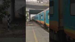 Delhi Sarai Rohilla Udaipur Humsafar Express Skip Palam 110kmp #shorts