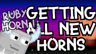 Growtopia | Getting All New Horns (Ruby Horn!) : New IOTM! ^.^LUCKY! 🤑