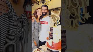 Happy Birthday Virat Kohli with wife Anushka #shorts #viratkholi #anushkasharma #viratkohli