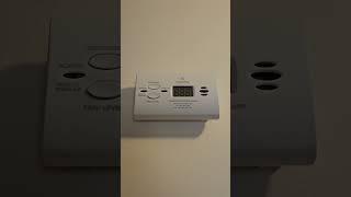 Test kidde co alarm with display