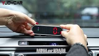 2024 the best car speed display with 7 kinds of colors , overspeed alarm, KM/H and MPH easy switch