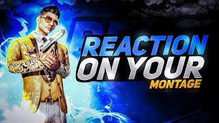 Live Reaction On Your Montages | BGMI/Pubg |