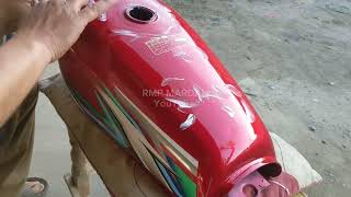 Compound paint Polish on fuel tank | compound paint Polish kaisay hota hai | compound ka tareeqa