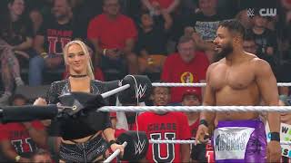 WWE NXT BRINLEY REECE & DION LENNOX VS KARMEN PETROVIC & ASHANTE THEE ADONIS 11/19/24