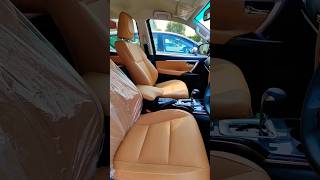 Camel Tan Interior Toyota Fortuner in Black Colour #shortsfeed #shorts #shortsvideo #fortuner #viral