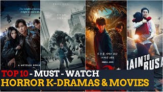 Top 10 Must-Watch Horror K-Dramas & Movies On OTT | Best Horror Korean Zombie Movies