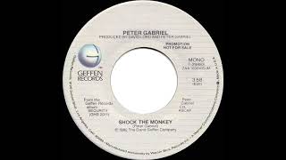 1982 Peter Gabriel - Shock The Monkey (mono radio promo 45)