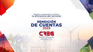 Rendición de cuentas Comisión CREG 2022-2023