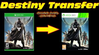 Destiny: Transferring Character From New Gen To Old Gen Console