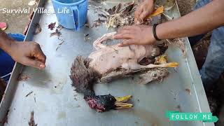 duck cutting and cleaning skill video,बत्तक साफ करके पकाने का आसान तरीका सीखें,@tastydestination