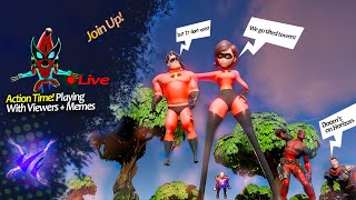 Mr Incredible meets Jonesy- Fortnite Live with Viewers! 💥🔴