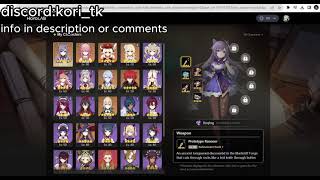 trading a hoyoverse acc with star rail,honkai,genshin for a identity v acc