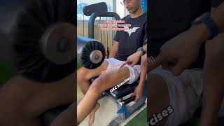 Acl surgery exercise/OKC quads exercise/#jogeshwari #trending #aclrecovery #acltreatment #motivation