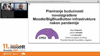 MoodleMoot HR 2021 online - Planiranje budućnosti novoizgrađene Moodle/BigBlueButton infrastrukture