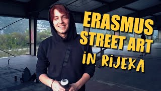 ERASMUS Street Art in RIJEKA, Croatia | VLOG