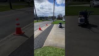 Asphalt Patching #satisfying#subscribe#trending#asphalt#construction#viral#fypシ#shorts#short#work