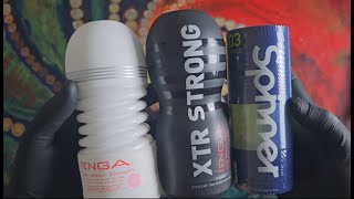 TENGA SPINNER & Tenga Cup Extra Strong & TENGA Gentle Rolling Head Unboxing