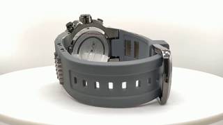 Invicta Bolt Dial Negro Crono Silicona Gris 25467