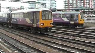 144 vs 142 Race into Leeds Station as 144002 Departs!