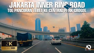 Driving Around Tebet 1 Toll Gate to Exit toll Central Park Mall (Jakarta Inner Ring Road)