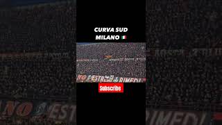 CURVA SUD MILANO 💥 #football #shorts #acmilan