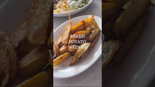 Healthy crispy potato wedges | بطاطا ودجز بالفرن مقرمشة وصحية