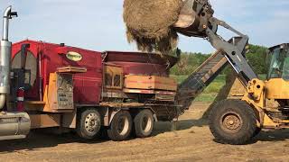 Grinding Hay!