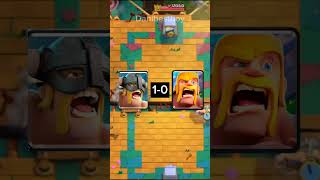 E barbs vs barbarians EPIC FIGHT 💥💪 #clashroyale #elitebarbarians #barbarians #1v1challenge