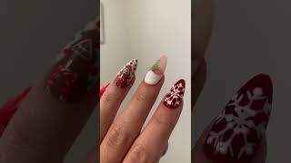 Last minute Christmas nail inspo