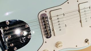 New Fender American Professional Bridge Replacement on Squire Vintage Modified Jazzmaster