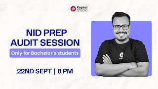 NID Prep Audit Session | For Bachelor's