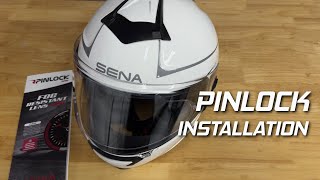 Pinlock Anti-Fog Shield Installed on Sena Impulse | Cruiseman's Garage