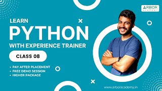 Python Class 08 | Arbor Academy | IT Training & Placement | Pay After Placement | Higher Package