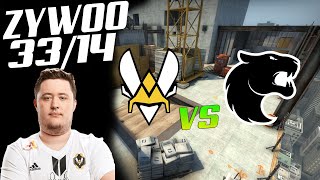 CSGO POV VITALITY ZYWOO (33/14) VS FURIA VERTIGO DreamHack Masters Spring 2021 02.05.21!