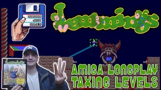 Lemmings - Amiga Longplay - Episode 03 - Taxing - Commentary - MJG