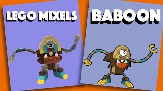 LEGO Mixels  - Baboon Mixamal - Stop Motion Build (How to Build)