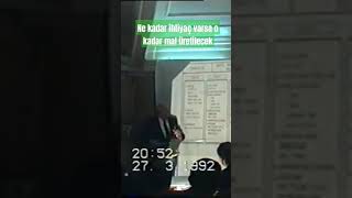 "Ne kadar ihtiyaç varsa o kadar mal üretilecek" Erbakan Hoca 1992 Kayseri #erbakan #shorts