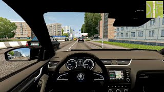 Skoda Octavia 2.0 RS MK3 | City Car Driving | Logitech G29