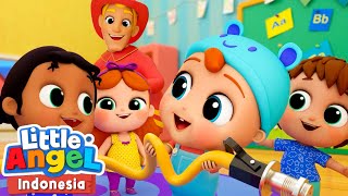 Cari Tahu Pekerjaan Ayah dan Ibu! | Little Angel Bahasa Indonesia | Kartun dan Lagu Anak