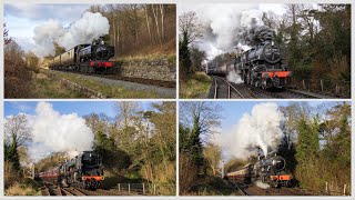 Severn Valley Railway | Winter Steam Gala 2024 | Farewell  43106 & 34027...