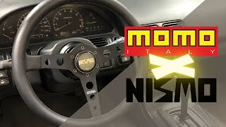 MOMO Steering Wheel and S14 Seat Install | 1993 Nissan S13 240SX Convertible