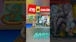 ryu vs dhalsim    street fighter 2