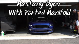 Mustang Ported Manifold Horsepower Test On The Dyno