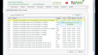 RxWeb Preferred Items