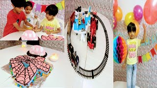 4year birthday celebration#boyssimplebirthdaycelibrationideas #superherothemebirthday#mytoyhome